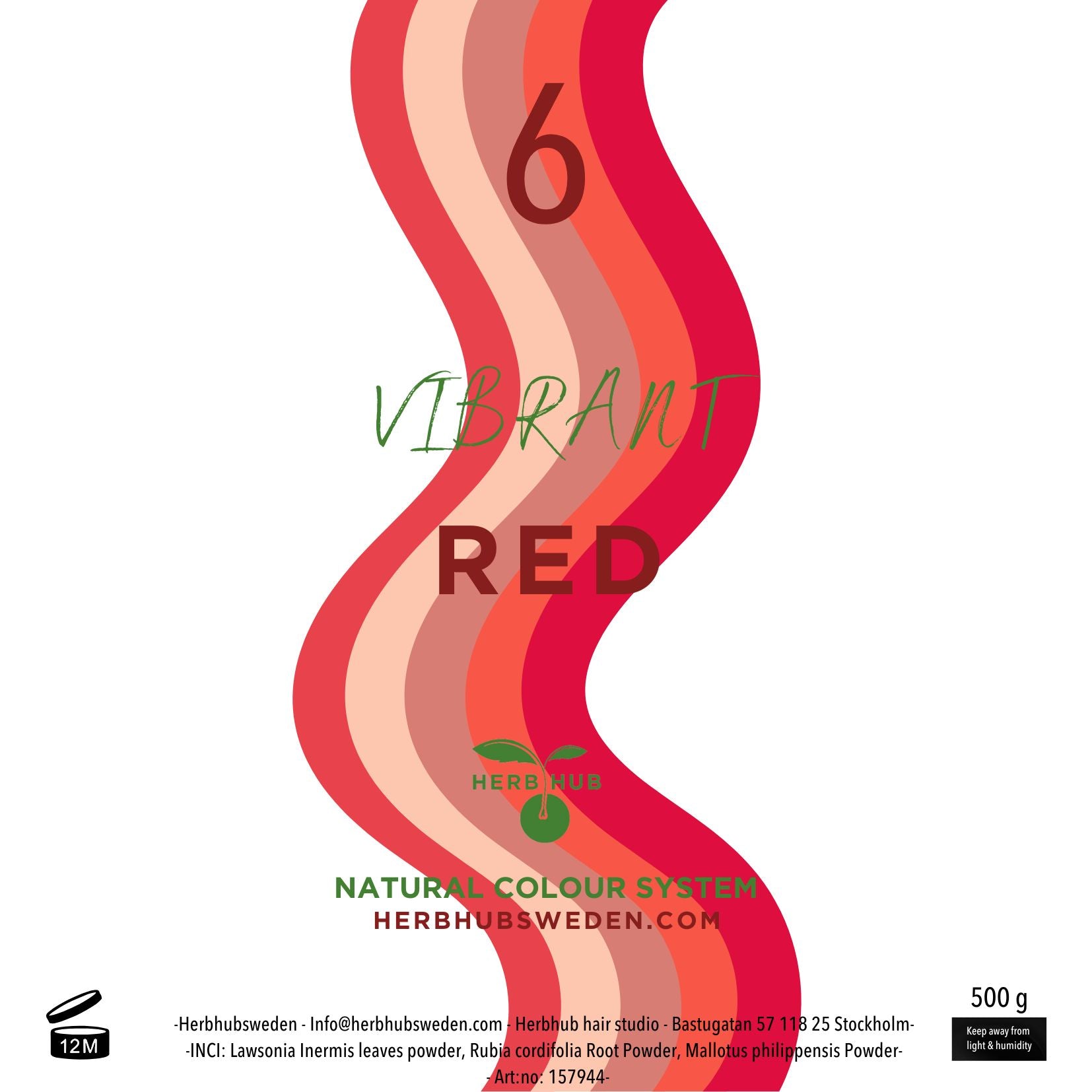 No.6 Vibrant Red